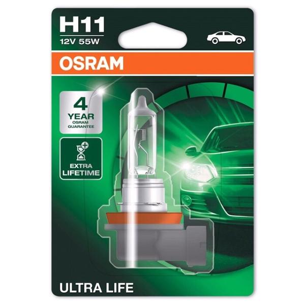 Лампа автомобильная галогенная Osram Ultra Life 64211ULT-01B H11 12V 55W 1 шт.