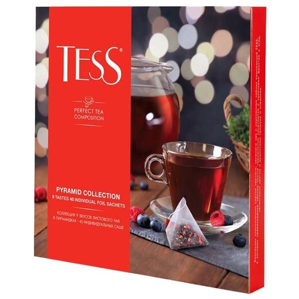 Чай Tess Pyramid collection ассорти в пирамидках подарочный набор