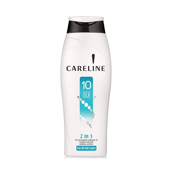 Careline шампунь-кондицинер с микро-шелком для нормальных волос 2 в 1