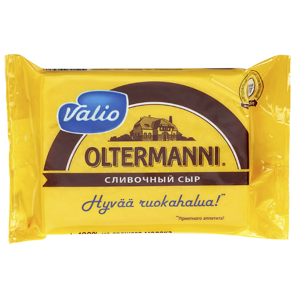 Сыр Oltermanni сливочный полутвердый вегетарианский 45%