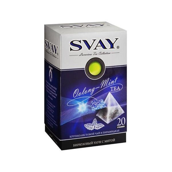 Чай улун Svay Oolong-mint в пирамидках