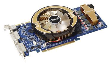 ASUS GeForce 9800 GT 600Mhz PCI-E 2.0 512Mb 1800Mhz 256 bit 2xDVI TV HDCP YPrPb