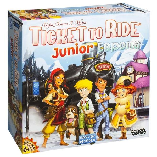 Настольная игра HOBBY WORLD Ticket to Ride Junior: Европа