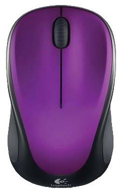Logitech Wireless Mouse M235 Lilac-Black USB
