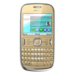 Nokia Asha 302 (светло-золотистый)