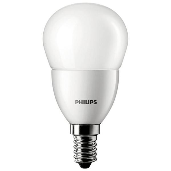 Лампа светодиодная Philips CorePro lustre 4000K, E14, P45, 3.5Вт