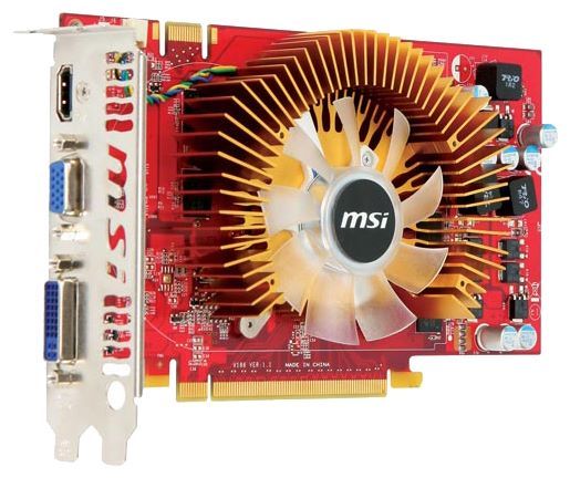 MSI GeForce 9800 GT 550Mhz PCI-E 2.0 512Mb 1400Mhz 256 bit DVI HDMI HDCP PWM