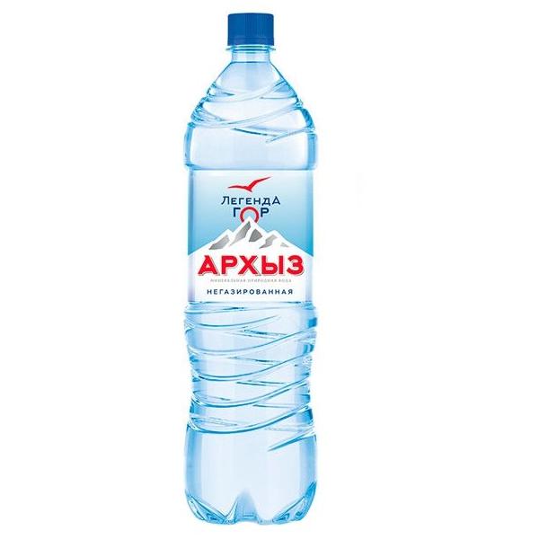 Минеральная питьевая столовая вода Легенда гор Архыз негазированная ПЭТ