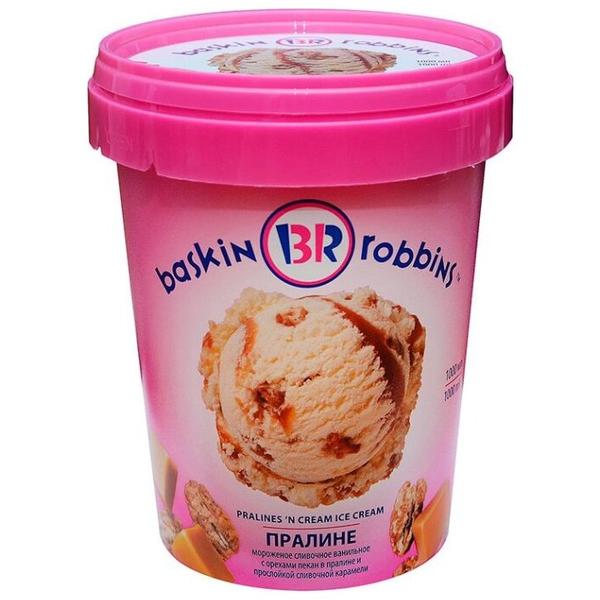 Мороженое Baskin Robbins сливочное пралине ваниль 600 г