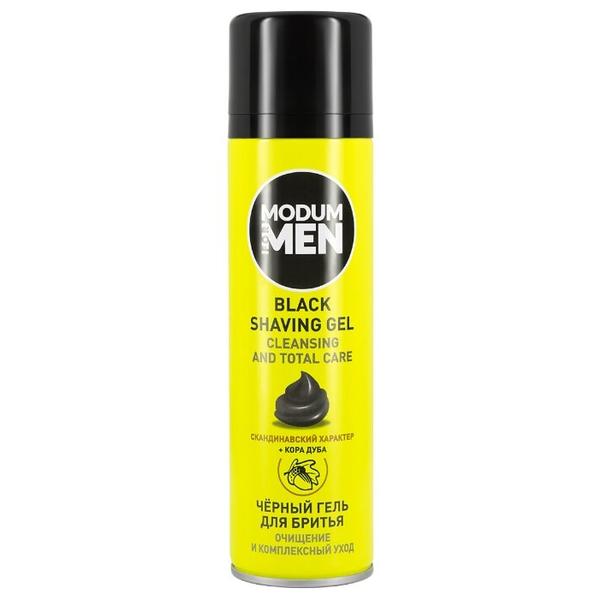 Гель для бритья FOR MEN black Очищение и комплексный уход Modum
