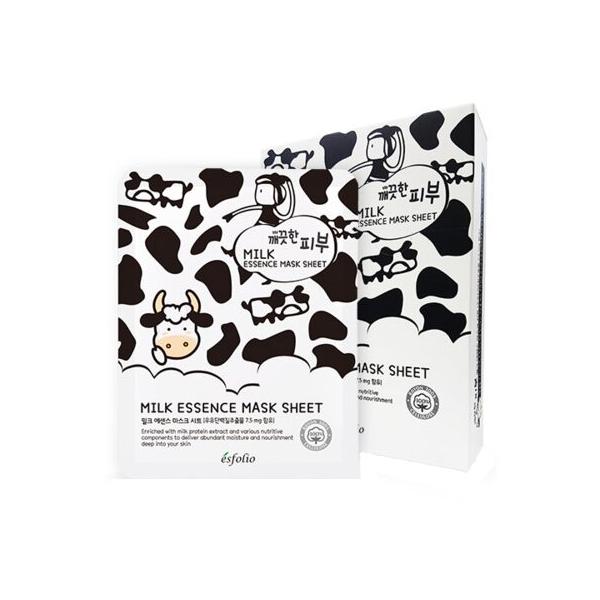 Esfolio Маска тканевая c молоком Pure Skin Milk Essence Mask Sheet