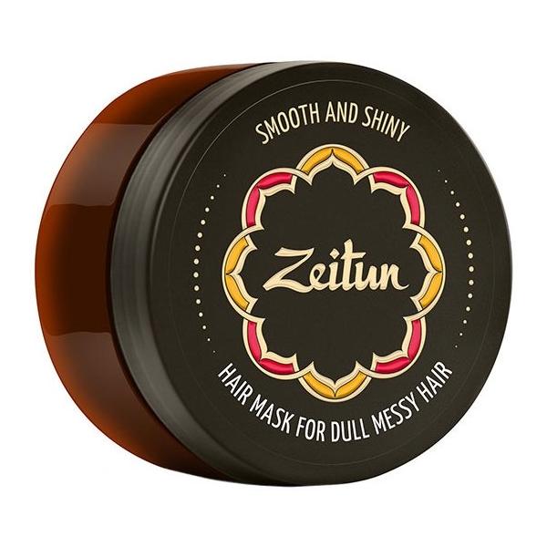 Zeitun Маска "Гладкость и блеск" для тусклых, путающихся волос с пептидами шелка и маслом бей