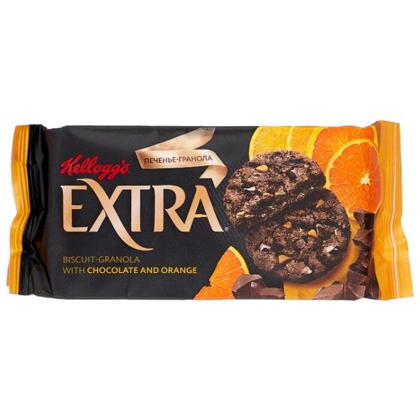 Печенье Kellogg's Extra гранола с шоколадом и апельсином, 75 г