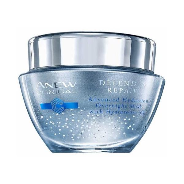 Маска Avon Anew Clinical Defend & Repair Advanced Hydration Overnight Mask ночная Защита и Восстановление для лица 50 мл
