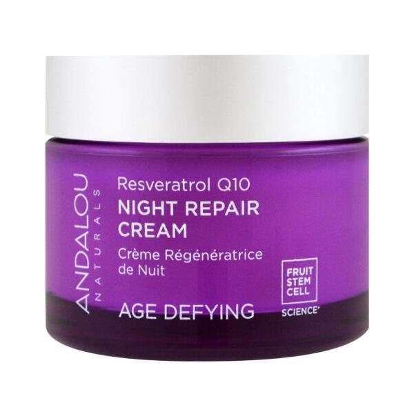 Andalou Naturals Age Defying Resveratrol Q10 Night Repair Cream Крем Ночной восстанавливающий для лица