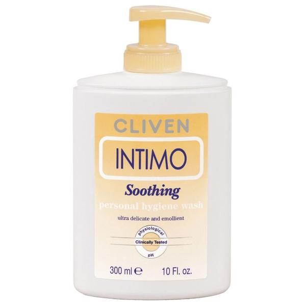 Cliven Жидкое мыло для интимной гигиены Cliven Intimo успокаивающее сверхнежное, 300 мл