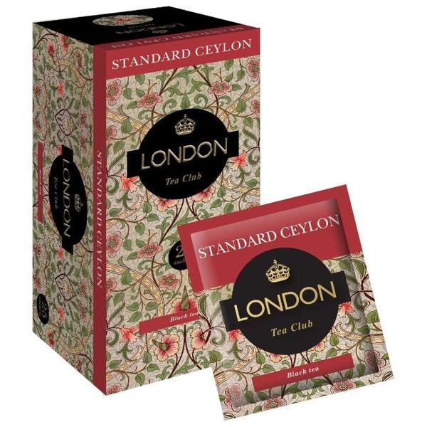 Чай черный London tea club Standart сeylon в пакетиках