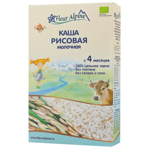 Каша Fleur Alpine молочная рисовая (с 4 месяцев) 200 г