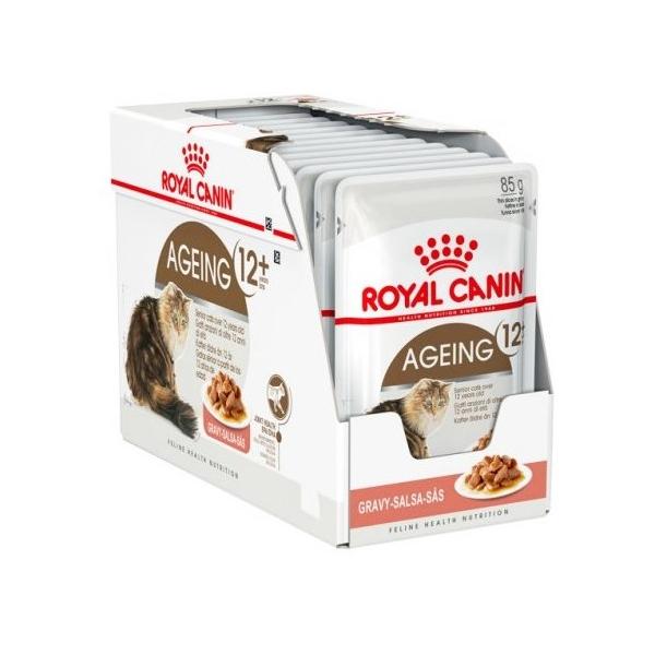 Корм для пожилых кошек Royal Canin Ageing +12 85 г (кусочки в соусе)