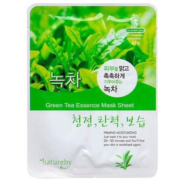 Natureby Green Tea Essence Mask Sheet тканевая маска с экстрактом зеленого чая