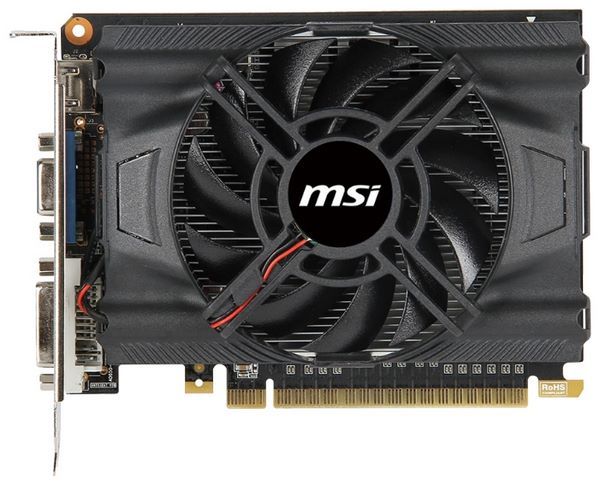 MSI GeForce GTX 650 1071Mhz PCI-E 3.0 2048Mb 5000Mhz 128 bit DVI HDMI HDCP