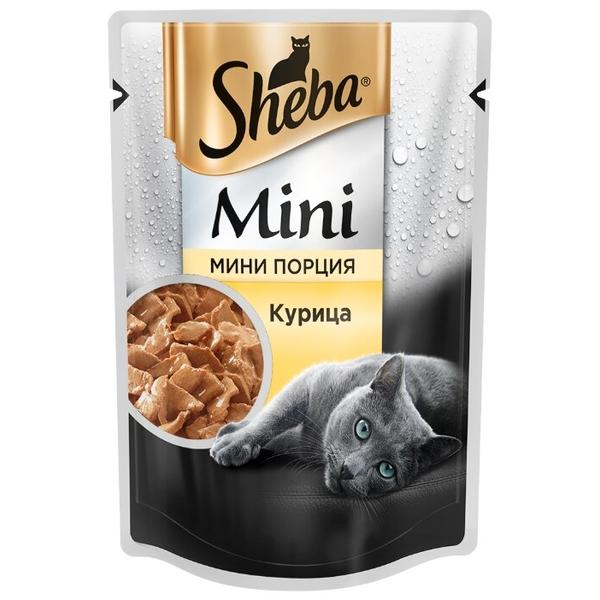 Корм для кошек Sheba Mini с курицей 50 г (мини-филе)