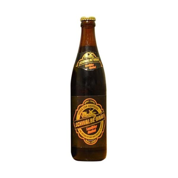 Пиво темное Schwalbe-Brau Landbier dunkel 0.5 л