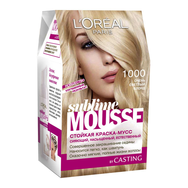 L'Oreal Paris Sublime Mousse стойкая краска для волос