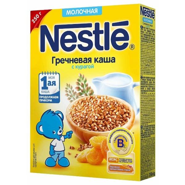 Каша Nestlé молочная гречневая с курагой (с 5 месяцев) 250 г