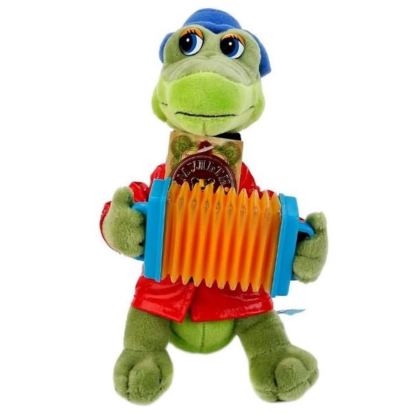 Мягкая игрушка Мульти-Пульти Крокодил Гена с аккордеоном 24 см
