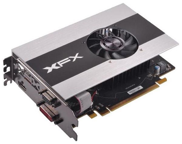 XFX Radeon HD 7750 800Mhz PCI-E 3.0 1024Mb 4500Mhz 128 bit DVI HDMI HDCP Dual Slot
