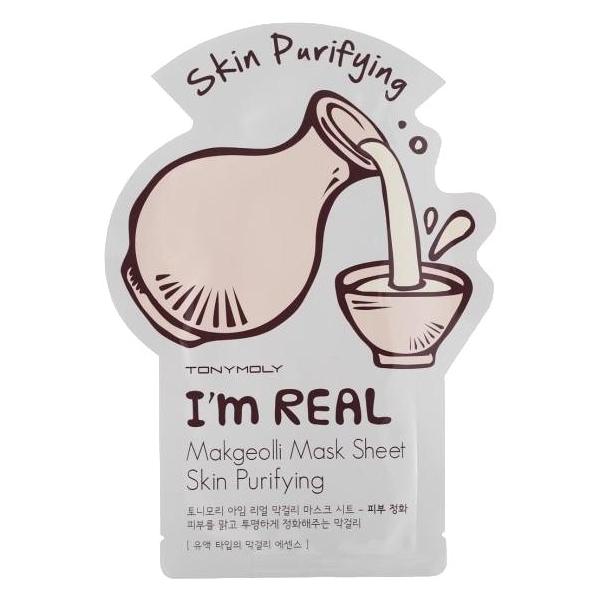 TONY MOLY тканевая маска I’m Real Makgeolli очищающая