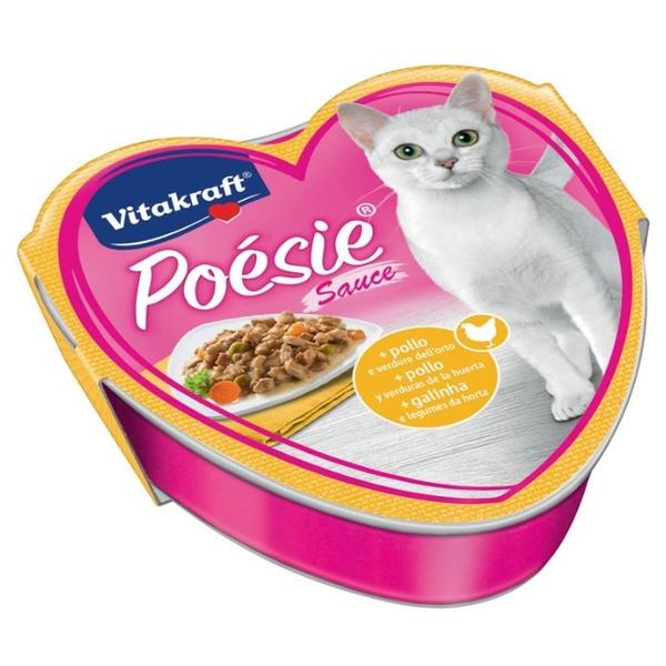 Корм для кошек Vitakraft Poesie Sauce курица и овощи