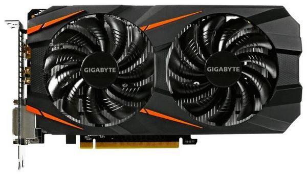 GIGABYTE GeForce GTX 1060 1531Mhz PCI-E 3.0 3072Mb 8008Mhz 192 bit 2xDVI HDMI HDCP Windforce