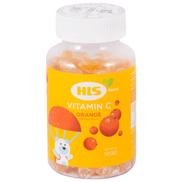 HLS паст. жев. пектиновые с витамином С №90