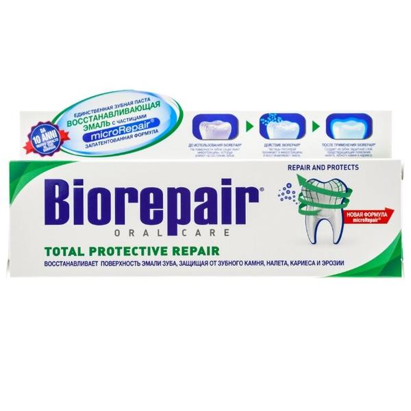 Зубная паста Biorepair Total Protection Repair для комплексной защиты зубов и десен