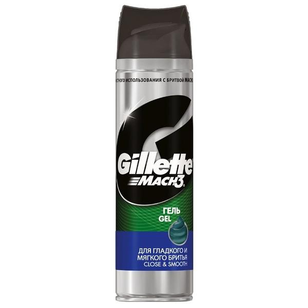 Гель для гладкого и мягкого бритья Mach3 Gillette