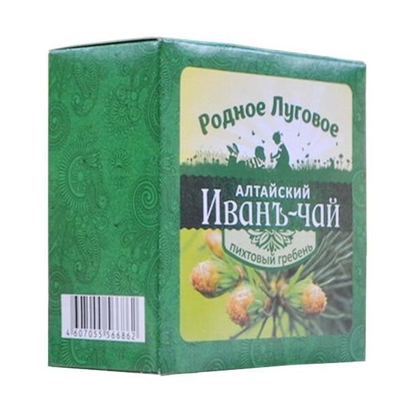 Чайный напиток травяной Родное Луговое Алтайский иван-чай Пихтовый гребень