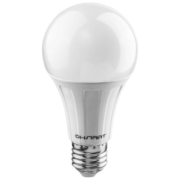 Лампа светодиодная ОНЛАЙТ 61159, E27, A60, 20Вт