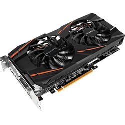 GIGABYTE Radeon RX 580 1340Mhz PCI-E 3.0 8192Mb 8000Mhz 256 bit DVI HDMI HDCP Gaming (GV-RX580GAMING-8GD-MI) OEM