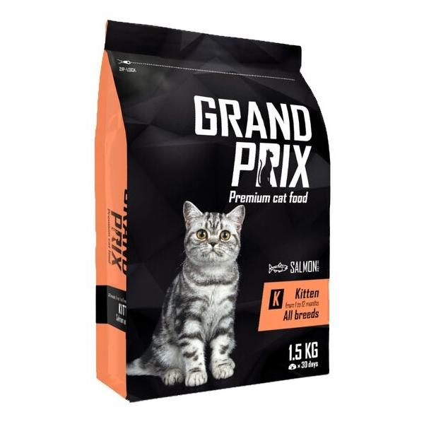 Корм для кошек GRAND PRIX Kitten с лососем
