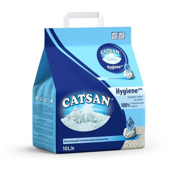 Впитывающий наполнитель Catsan Hygiene Plus 10 л