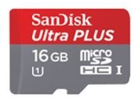 Sandisk Ultra PLUS microSDHC Class 10 UHS Class 1 + SD adapter