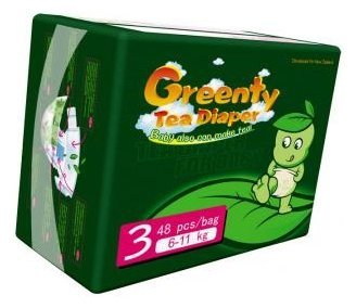 Greenty подгузники 3 (6-11 кг) 48 шт.