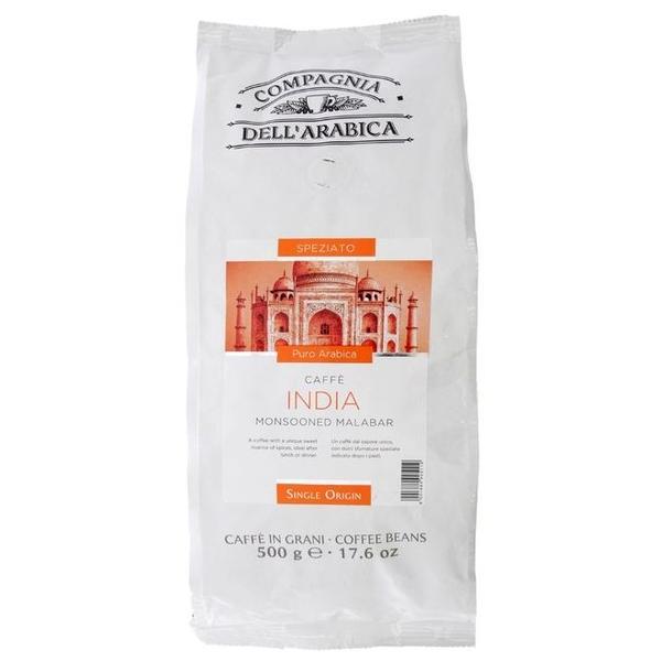 Кофе в зернах Compagnia Dell` Arabica India Monsooned Malabar