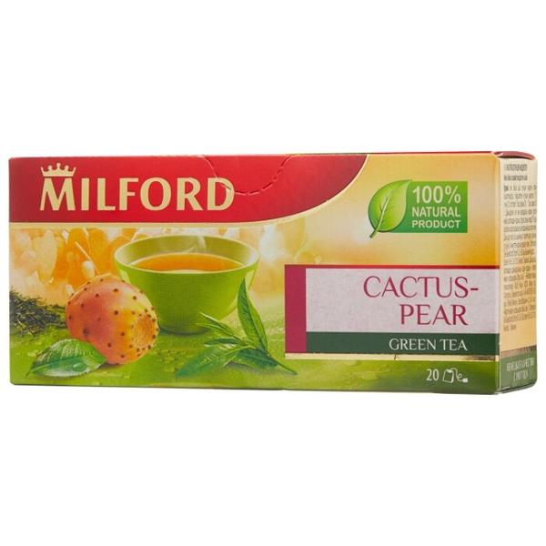 Чай зеленый Milford Cactus-pear в пакетиках