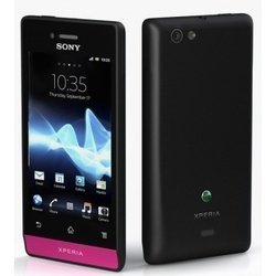 Sony Xperia miro ST23i (черный/розовый)