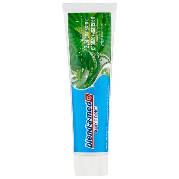 Зубная паста Blend-a-med Комплекс с ополаскивателем Свежесть трав, мята и чебрец