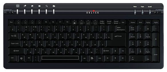 Oklick 480 S Illuminated Keyboard Black USB