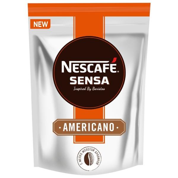 Кофе растворимый Nescafe Sensa Americano с молотым кофе, пакет